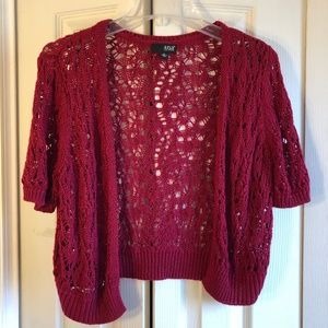 SALE!! 5/$20 - Magenta shrug/bolero